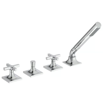 JOY NEO - BD166 - 4 hole Recessed bathtub set with hand shower by Ideal Standard - view 3
